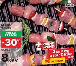 Carrefour Spiedini di Suino offerta