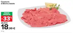 Carrefour Carpaccio di Bovino Adulto offerta