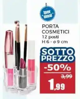 Happy Casa Porta cosmetici 12 posti offerta
