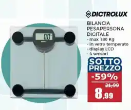 Happy Casa Dictrolux bilancia pesapersona digitale offerta