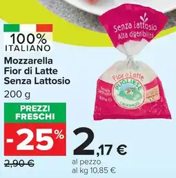 Carrefour Mozzarella Fior di Latte Senza Lattosio offerta