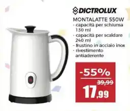 Happy Casa Dictrolux montalatte 550W offerta