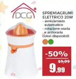 Happy Casa Dcg spremiagrumi elettrico 20W offerta