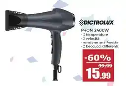 Happy Casa Dictrolux phon 2400W offerta