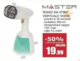 Happy Casa Master ferro da stiro verticale 1300W offerta