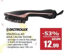 Happy Casa Dictrolux spazzola ad aria calda 1000W offerta