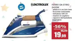 Happy Casa Dictrolux ferro da stiro 2400W offerta