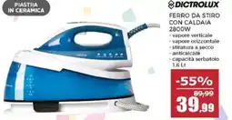 Happy Casa Dictrolux ferro da stiro con caldaia 2800W offerta