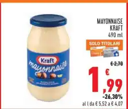 Conad Mayonnaise Kraft offerta