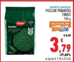 Conad Pisellini Primavera Findus offerta