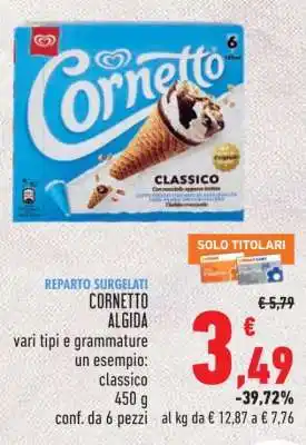Conad Cornetto Algida offerta