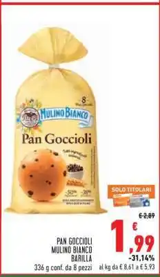 Conad Pan Goccioli Mulino Bianco Barilla offerta