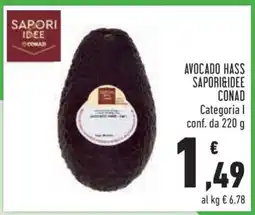 Conad Avocado Hass SAPORI&IDEE CONAD offerta