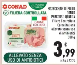 Conad Bistecchine di Pollo CONAD Percorso Qualità offerta