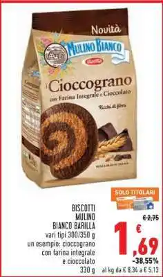 Conad Biscotti Mulino Bianco Barilla offerta