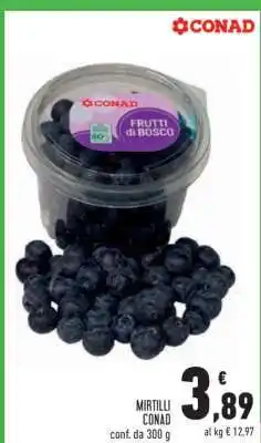Conad Mirtilli Conad offerta