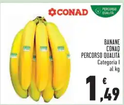 Conad Banane Conad Percorso Qualità offerta