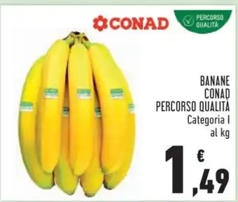Conad Banane Conad Percorso Qualità offerta