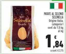Conad Patate al Selenio Selenella offerta