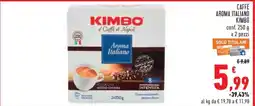 Conad Caffè Aroma Italiano KIMBO offerta
