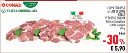 Conad COPPA CON OSSO A FETTE DI SUINO CONAD offerta