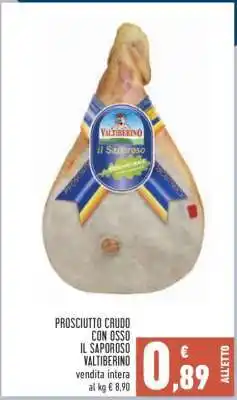 Conad PROSCIUTTO CRUDO CON OSSO offerta