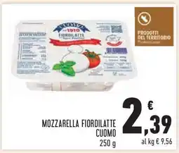 Conad MOZZARELLA FIORDILATTE CUOMO offerta