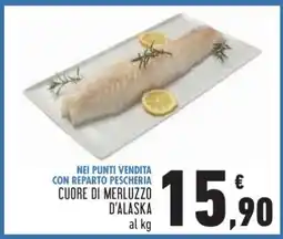 Conad CUORE DI MERLUZZO D'ALASKA offerta
