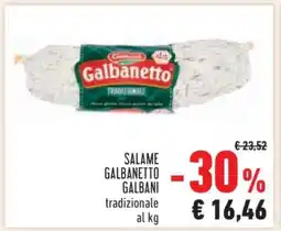 Conad Salame Galbanetto Galbani offerta