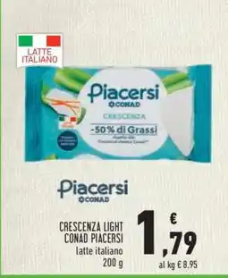 Conad Crescenza Light Conad Piacersi offerta