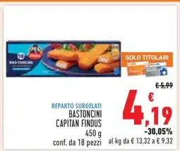 Conad Bastoncini Capitan Findus offerta