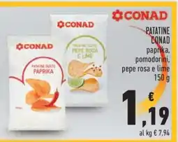 Conad Patatine Conad offerta
