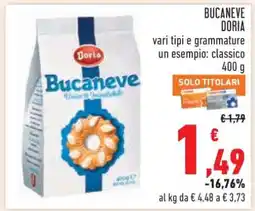 Conad Bucaneve Doria offerta