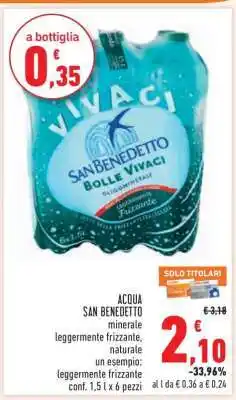 Conad ACQUA SAN BENEDETTO offerta