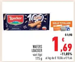 Conad WAFERS LOACKER offerta
