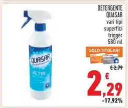 Conad DETERGENTE QUASAR offerta