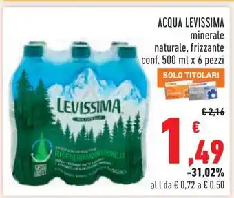 ACQUA LEVISSIMA