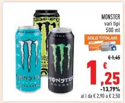 Conad MONSTER offerta