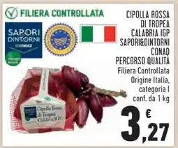 Conad Cipolla Rossa di Tropea Calabria IGP offerta