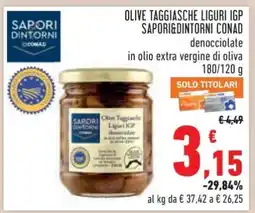 Conad OLIVE TAGGIASCHE LIGURI IGP SAPORI&DINTORNI CONAD offerta