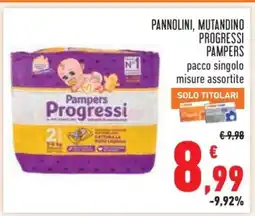 Conad Pannolini, Mutandino Progressi Pampers offerta