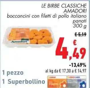 Conad LE BIRBE CLASSICHE AMADORI offerta