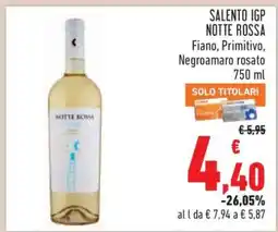 Conad SALENTO IGP NOTTE ROSSA offerta