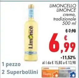 Conad LIMONCELLO LIMONCÈ offerta