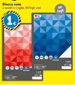 Tedi Blocco note offerta