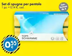 Tedi Set di spugne per pentole offerta