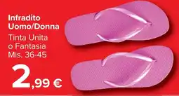 Carrefour Market Infradito Uomo/Donna offerta