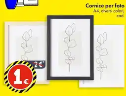 Tedi Cornice per foto A4, diversi colori, cad. offerta