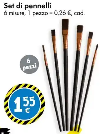 Tedi Set di pennelli offerta