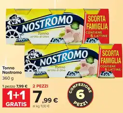 Carrefour Market Tonno Nostromo offerta